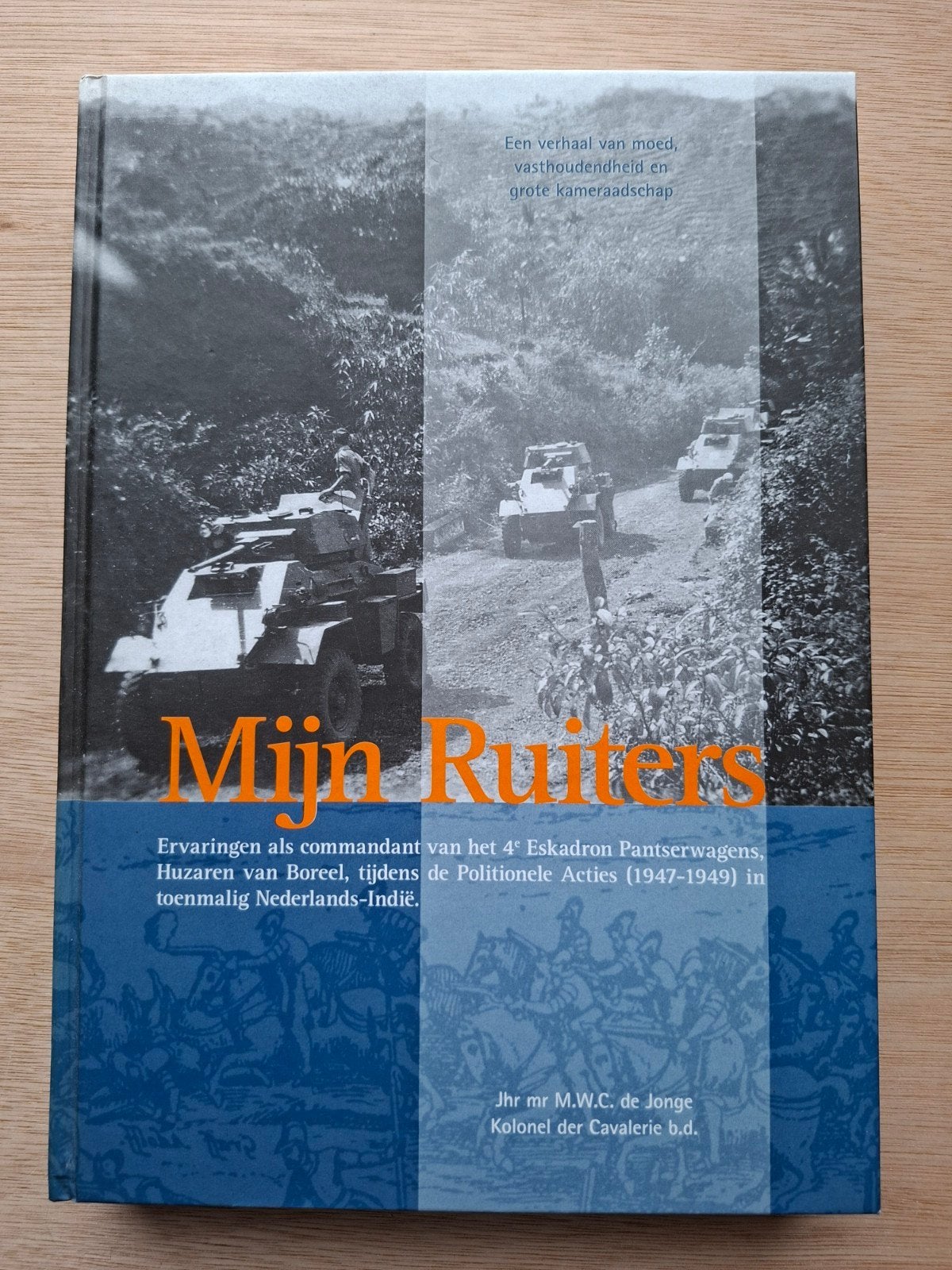 Mijn ruiters 4e esk paw nederlandsch indie, Ophalen of Verzenden, Landmacht, Nederland