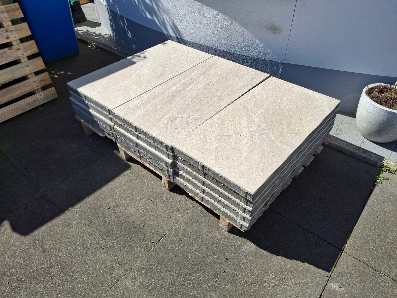 12 terrastegels 40x80, cerasun trentiono giallo, Tuin en Terras, Ophalen, Keramiek, Nieuw, Minder dan 5 m²