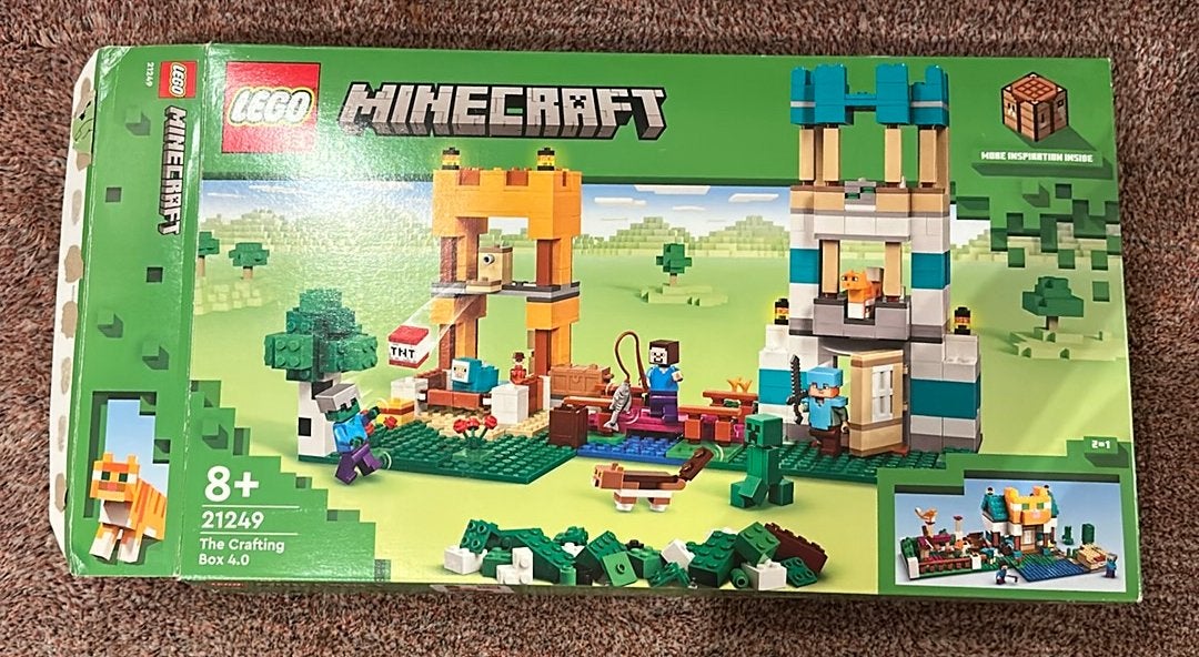LEGO Minecraft set 21249, De Crafting box 4.0, Compleet, Gebruikt, Minecraft, Lego