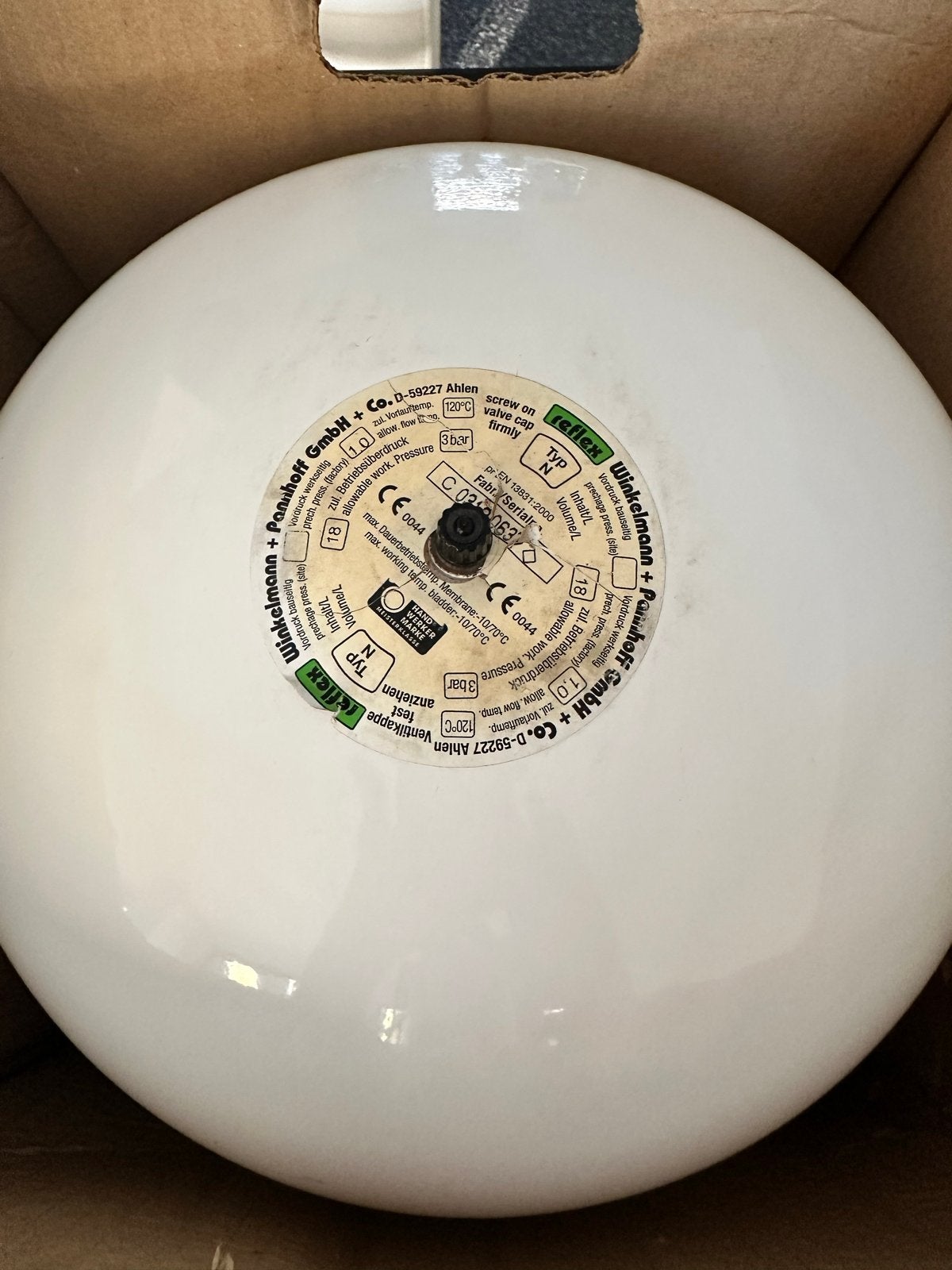 Reflex Drukvat N 18 Nieuw in Doos, Ophalen, Minder dan 30 cm, Overige typen, Nieuw