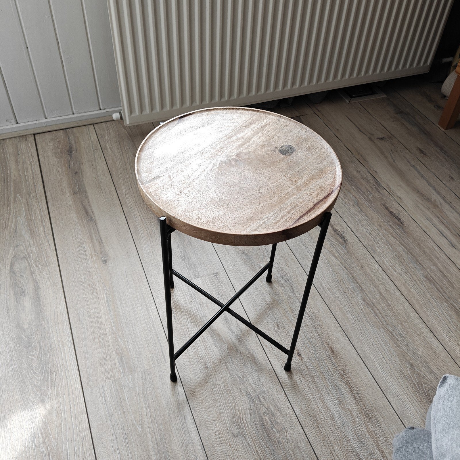Bijzettafel 32x46x32cm, Ophalen, Rond, Minder dan 55 cm, 45 tot 60 cm