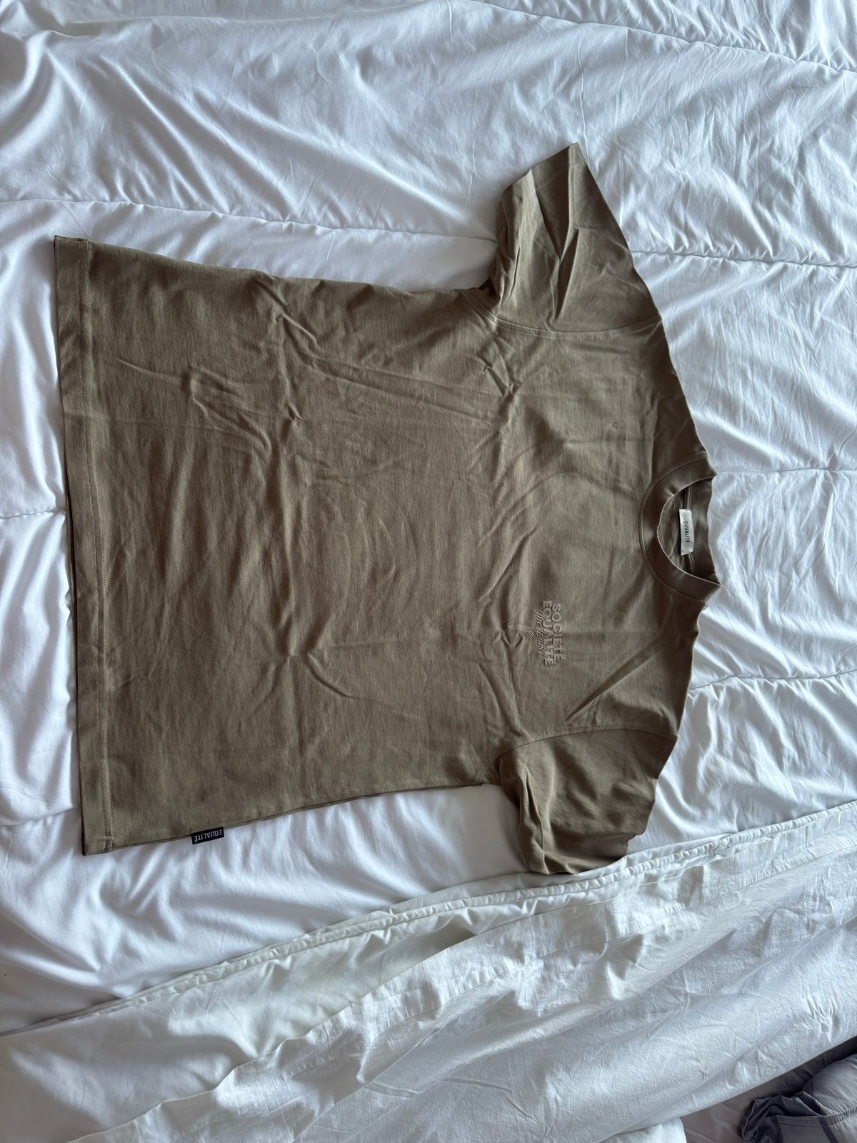 Equalite T-shirt zandkleurig, Ophalen of Verzenden, Zo goed als nieuw, Maat 52/54 (L), Beige