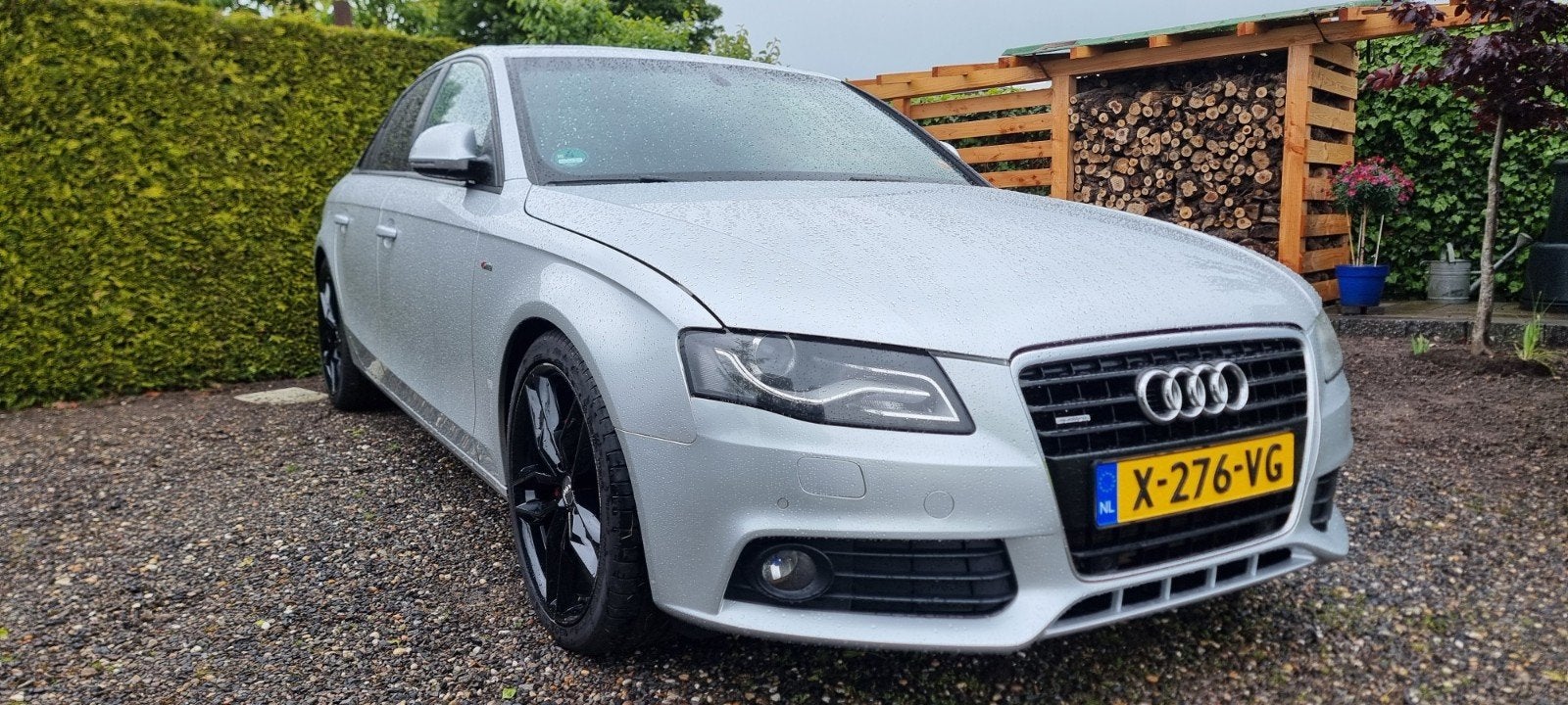 Audi A4 3.2 FSI 265pk Quattro 2008 Grijs, Auto's, Audi, Automaat, Zwart, A4, Vierwielaandrijving
