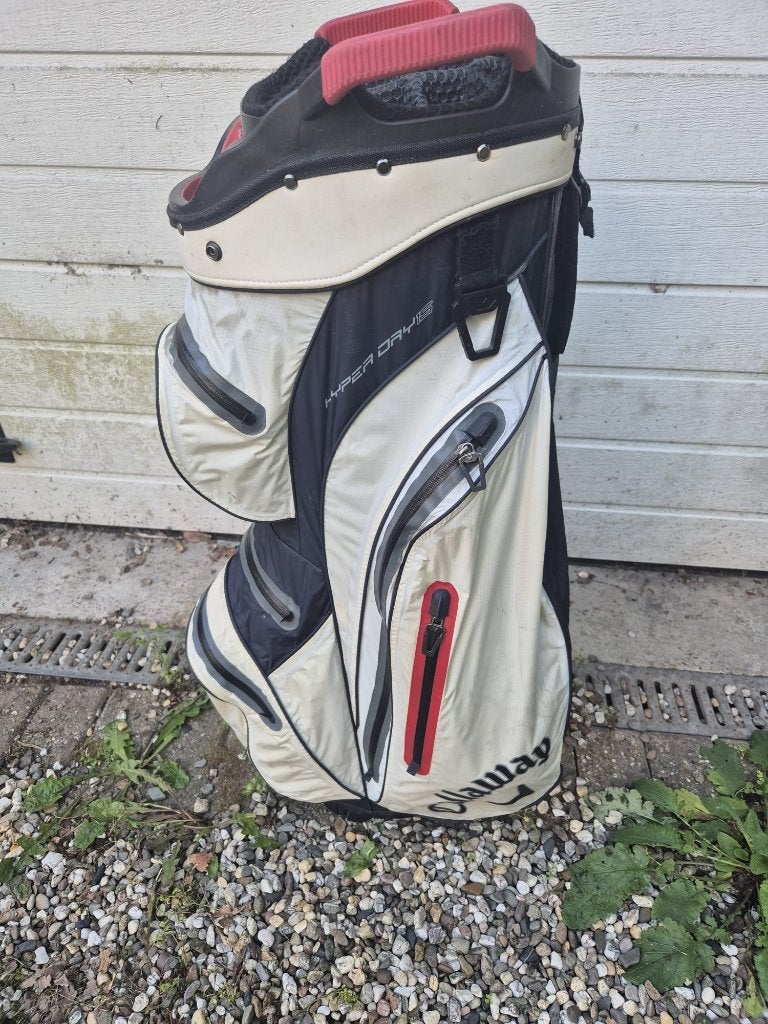 Callaway golftas wit cartbag 14 vaks lichtgewicht €89,-, Ophalen of Verzenden, Zo goed als nieuw, Tas, Callaway