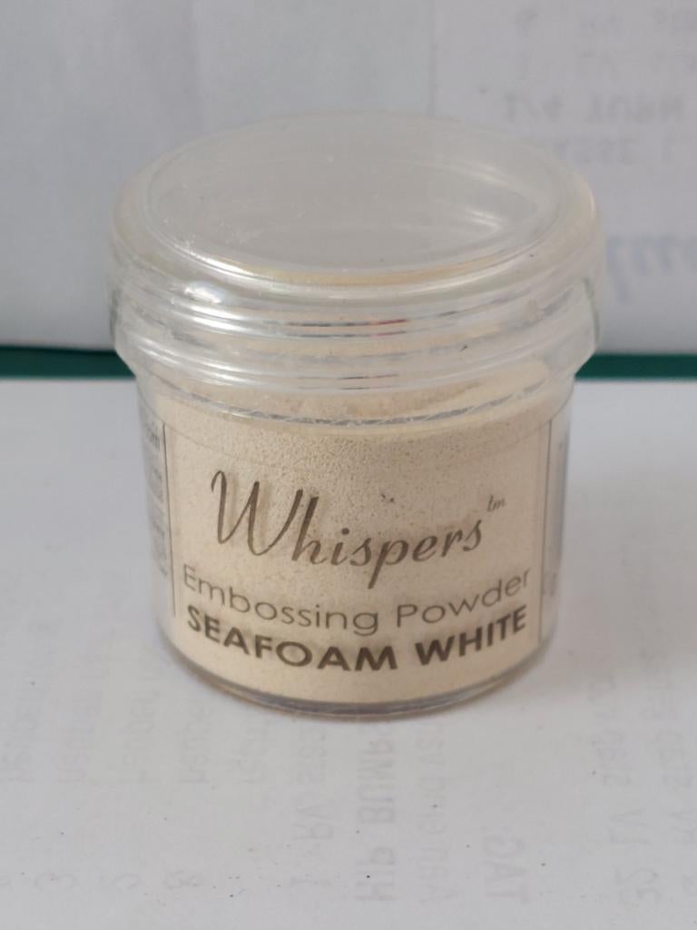 Whispers Seafoam white embossing poeder, Ophalen, Nieuw, Gehele gezicht