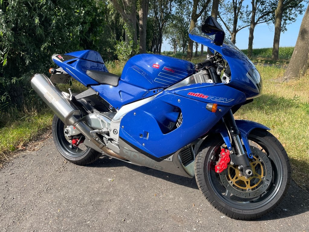 Aprilia RSV Mille 1999 | Electric Blue | Zeer goede staat, Motoren, 2 cilinders, Motorrijbewijs A, Gebruikt, Super Sport