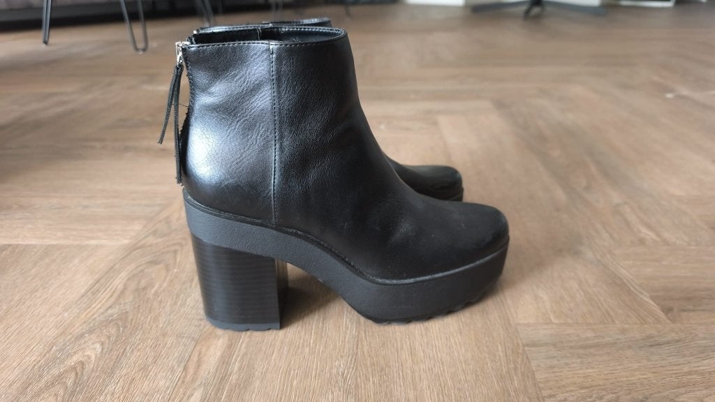 Zwarte hakken maat 39, Zwart, Schoenen met hoge hakken, Gedragen, Bershka