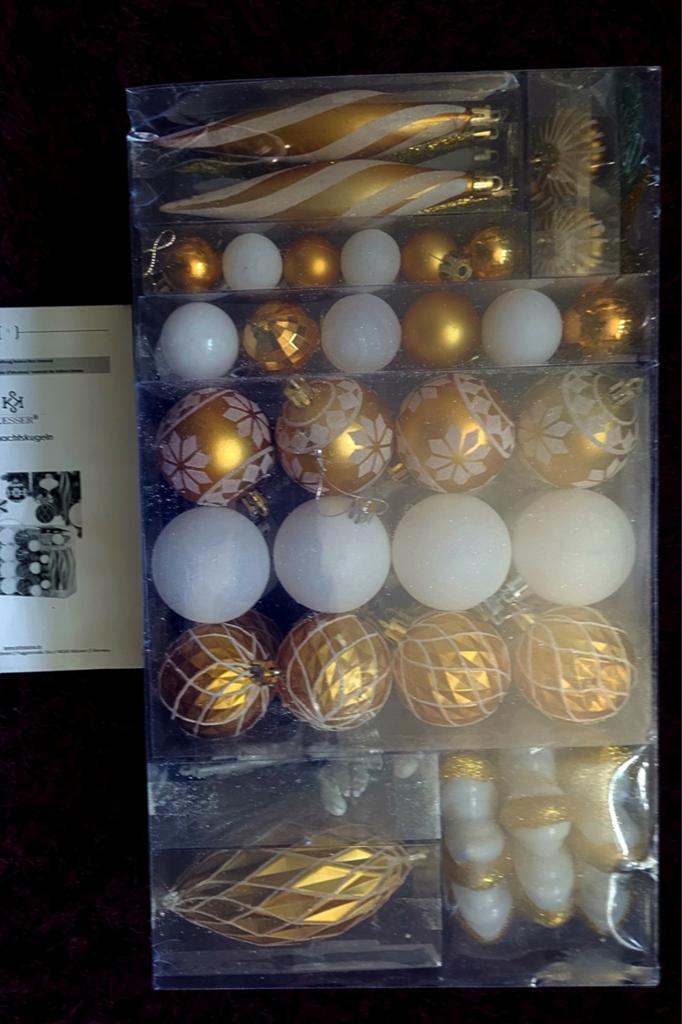 Kerst ballen set ,grote set , nieuw in doos, Diversen, Kerst, Ophalen, Nieuw