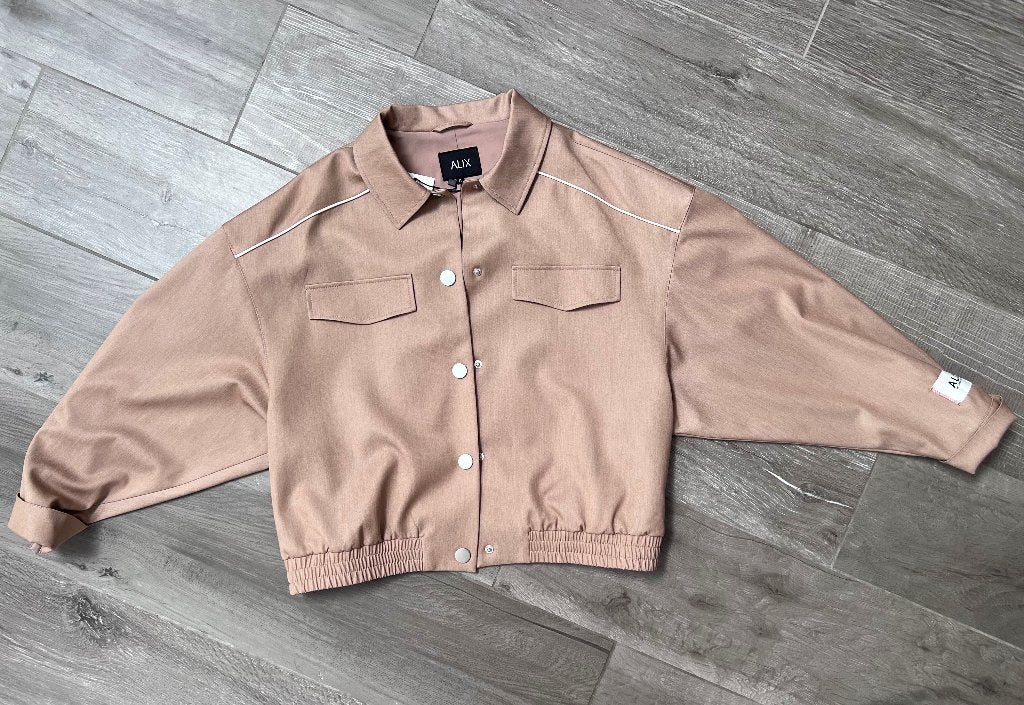 Alix the Label camel ladies woven jacket, Kleding | Dames, Maat 38/40 (M), Alix the label, Bruin, Nieuw