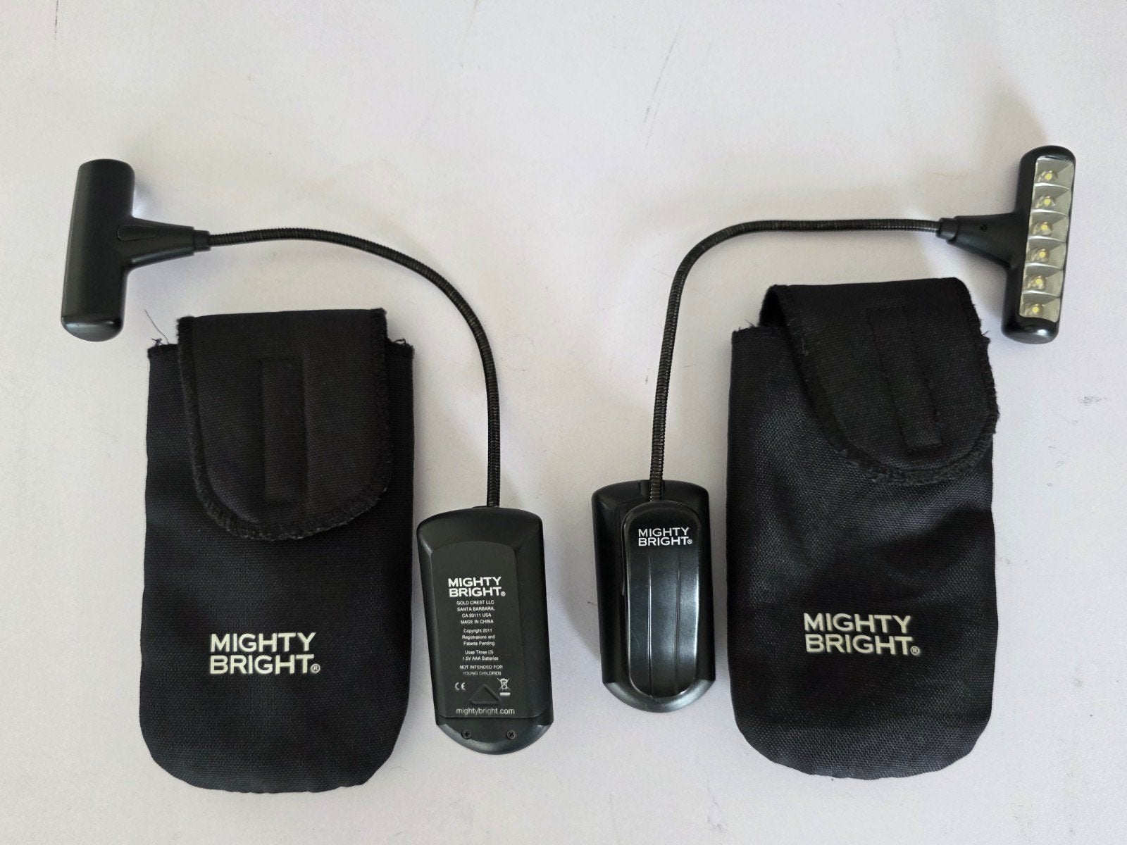 Mighty Bright leeslampjes (2 stuks), Ophalen, Gebruikt, Muziekstandaard