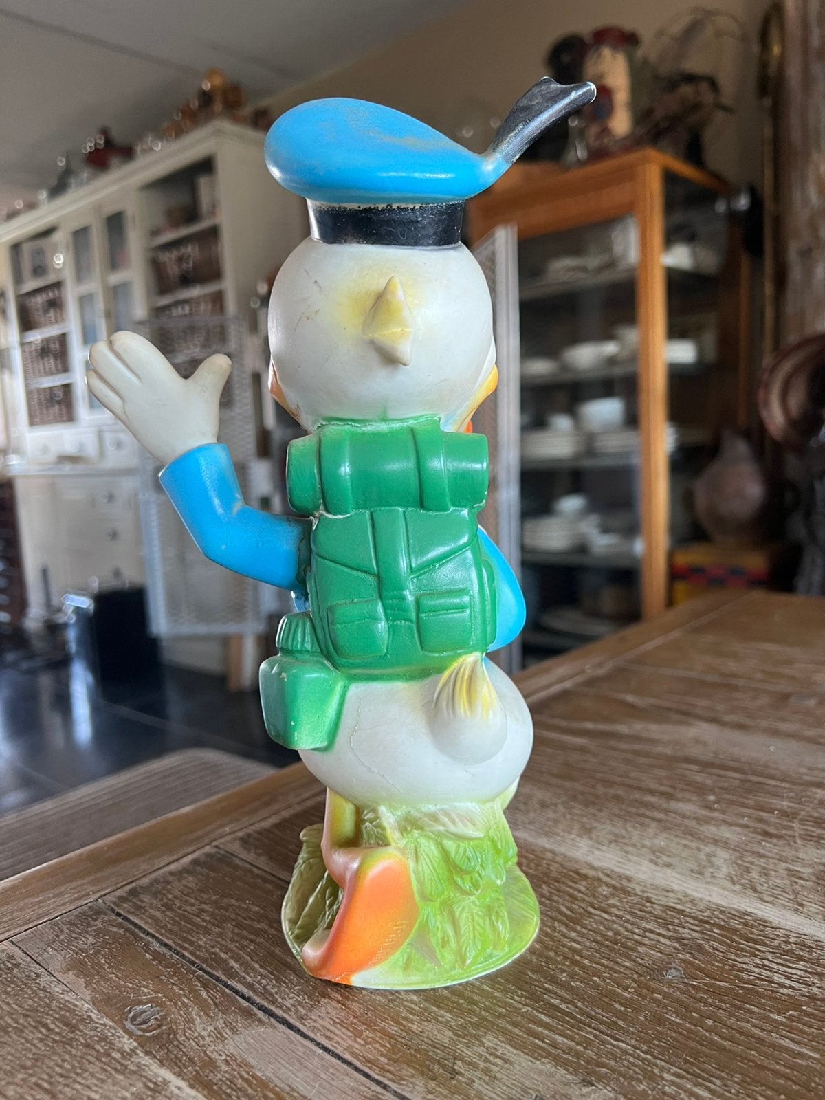 VINTAGE DONALD DUCK JUGASA, Verzamelen, Ophalen of Verzenden, Donald Duck, Gebruikt, Beeldje of Figuurtje