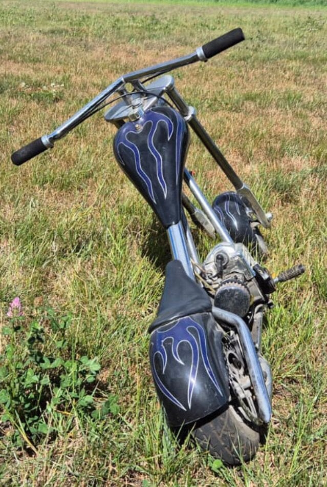Minibike chopper Nieuwstaat, Ophalen, Overige typen, Zo goed als nieuw, 50 cc