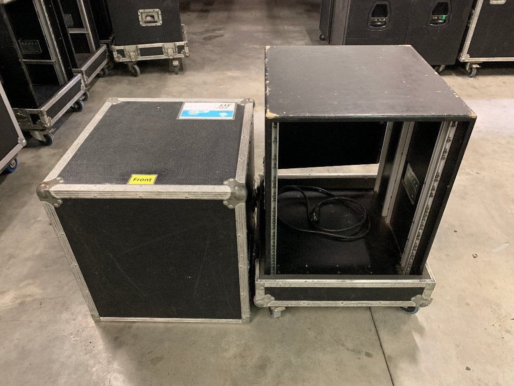 Flightcase 19" 14U met zwenkwielen - Artist Cases, Muziek en Instrumenten, Ophalen, Gebruikt, Speaker of Versterker, Flightcase