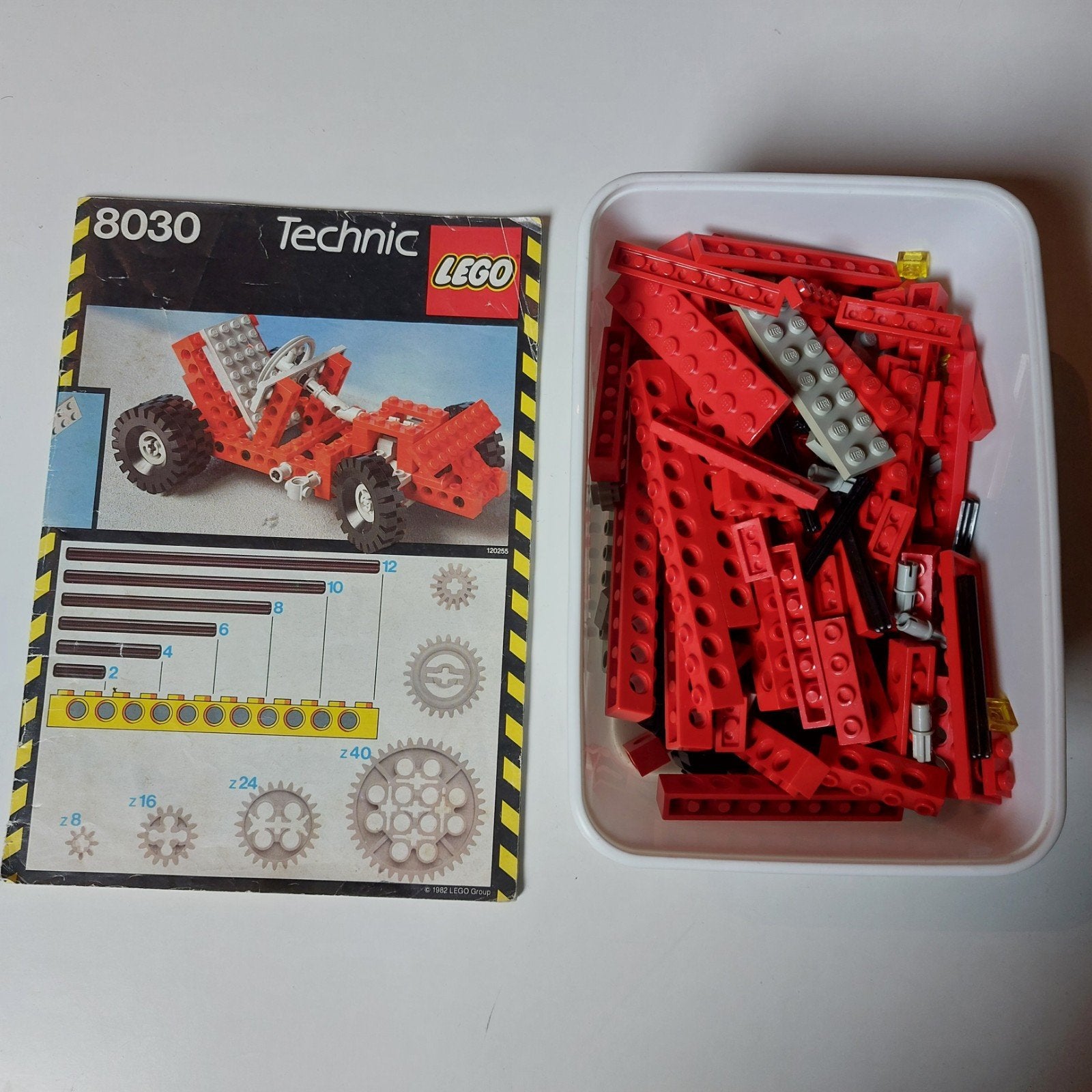 Lego Technic 8030 met handleiding. compleet., Ophalen of Verzenden, Gebruikt, Lego