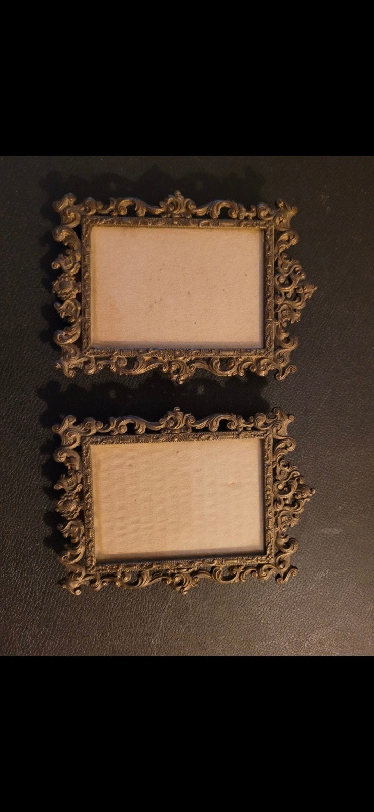 2 fotolijstjes made in italy oud, Ophalen of Verzenden