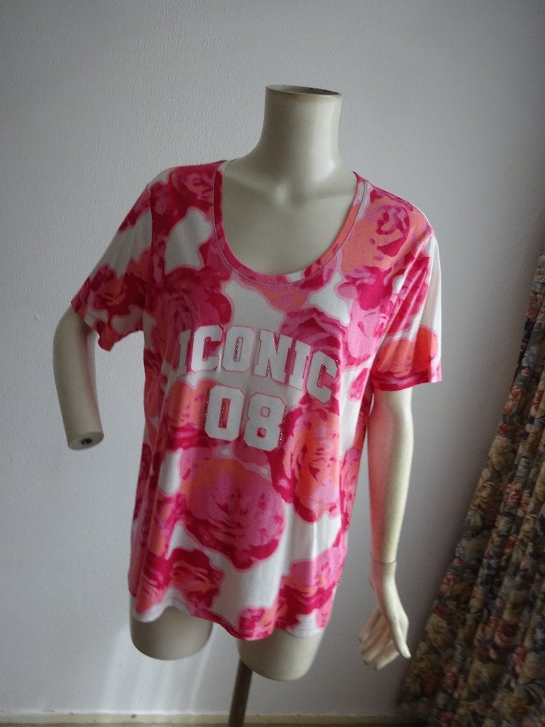 Monari shirt mt 44, Kleding | Dames, Overige kleuren, Maat 42/44 (L), Zo goed als nieuw, Korte mouw