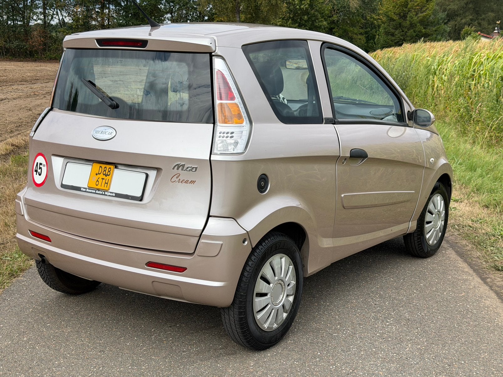 Microcar M.Go | Cream Editie! | Lage KM | Nieuwstaat! ✅, Overige merken, Ophalen of Verzenden, Zo goed als nieuw, 16 km/u of meer