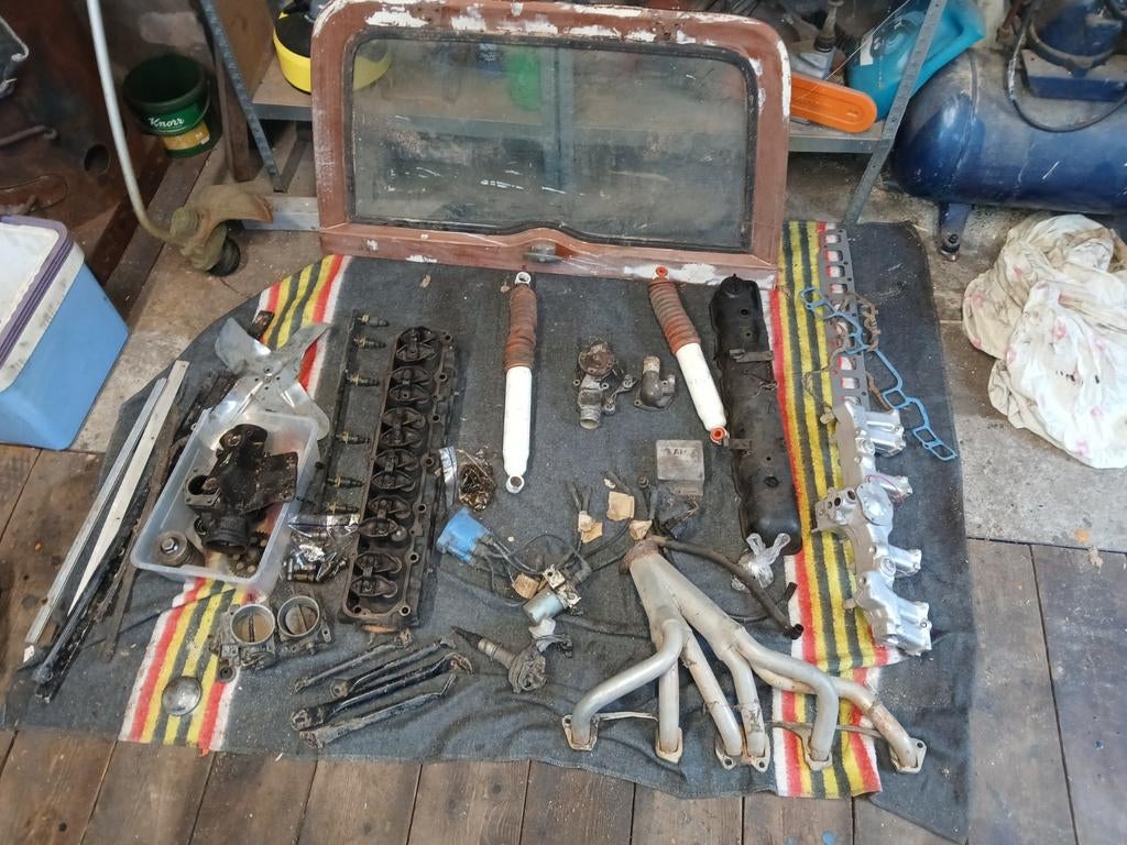 Onderdelen jeep cj, Ophalen, Jeep