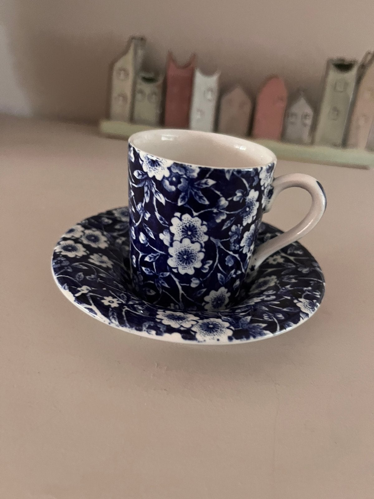 Lief calico espresso kopje, Ophalen of Verzenden