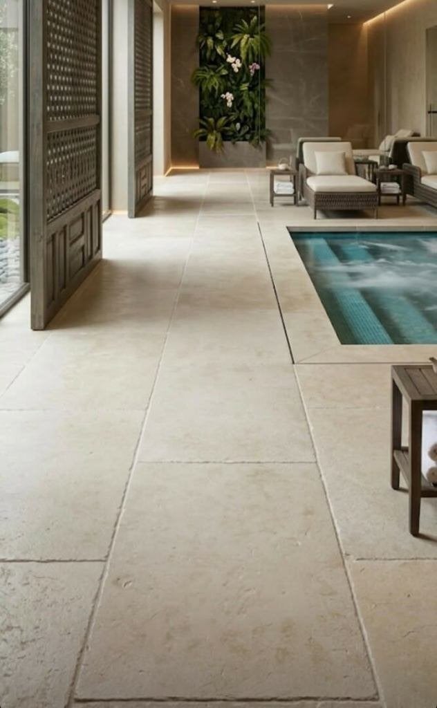 Unieke Castle bricks vloer- waaltjes Beige