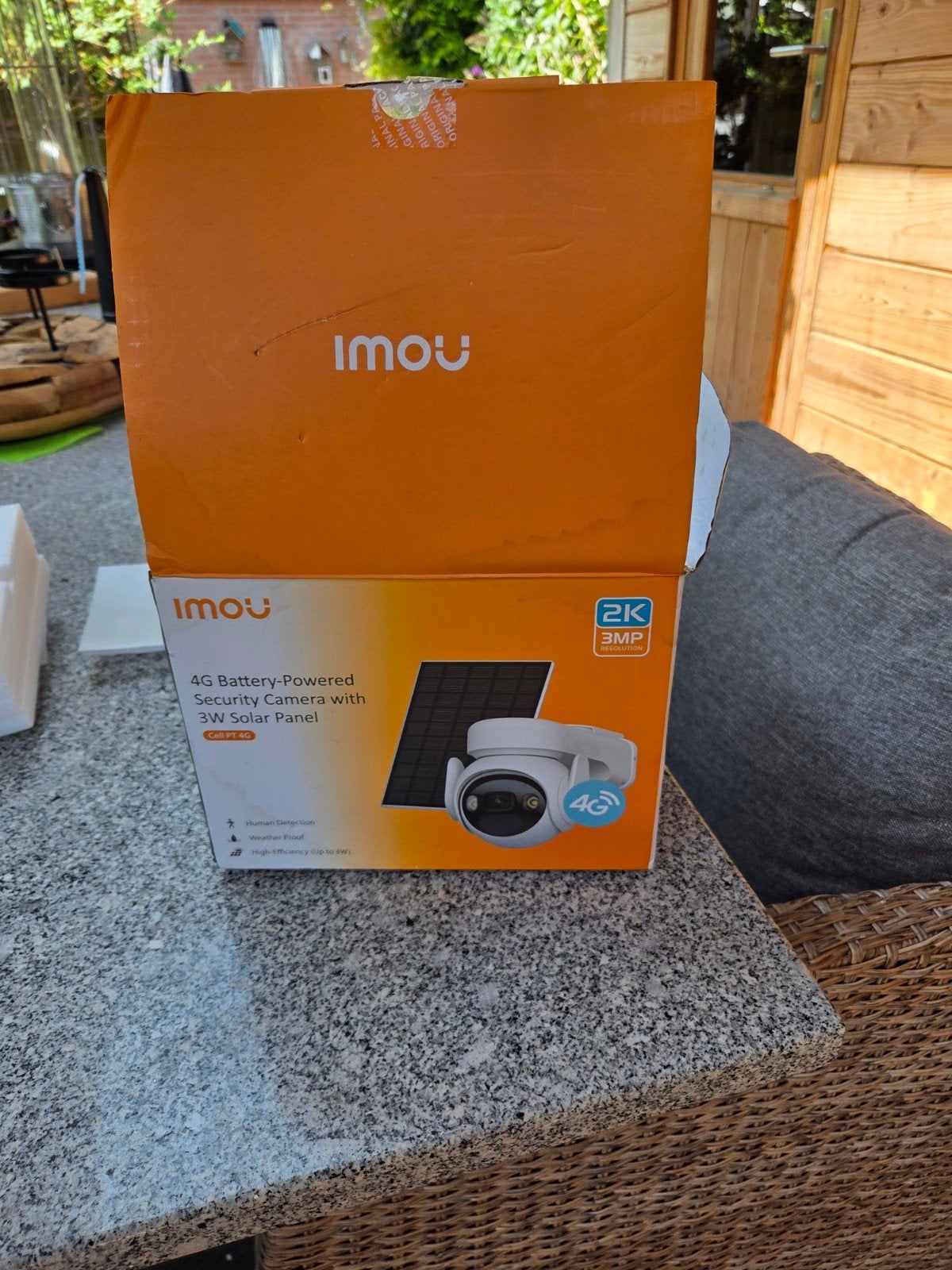 IMOU 4G  Beveiligingscamera met Zonnepane, Ophalen of Verzenden, Nieuw, Buitencamera