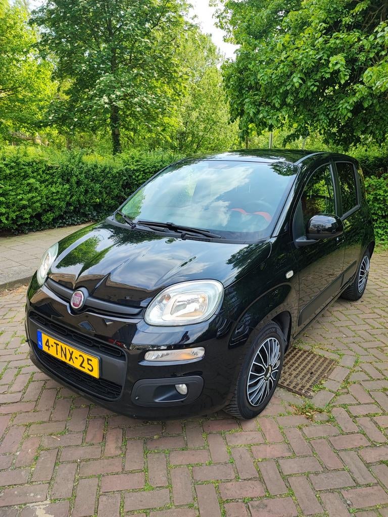 Fiat Panda 0.9 Twinair 44KW 2014 Zwart, Auto's, Voorwielaandrijving, 31 €/maand, Panda, 400 kg