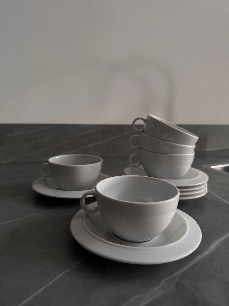 Alessi Bavero cappuccino set, Overige materialen, Overige merken, Ophalen of Verzenden, Zo goed als nieuw