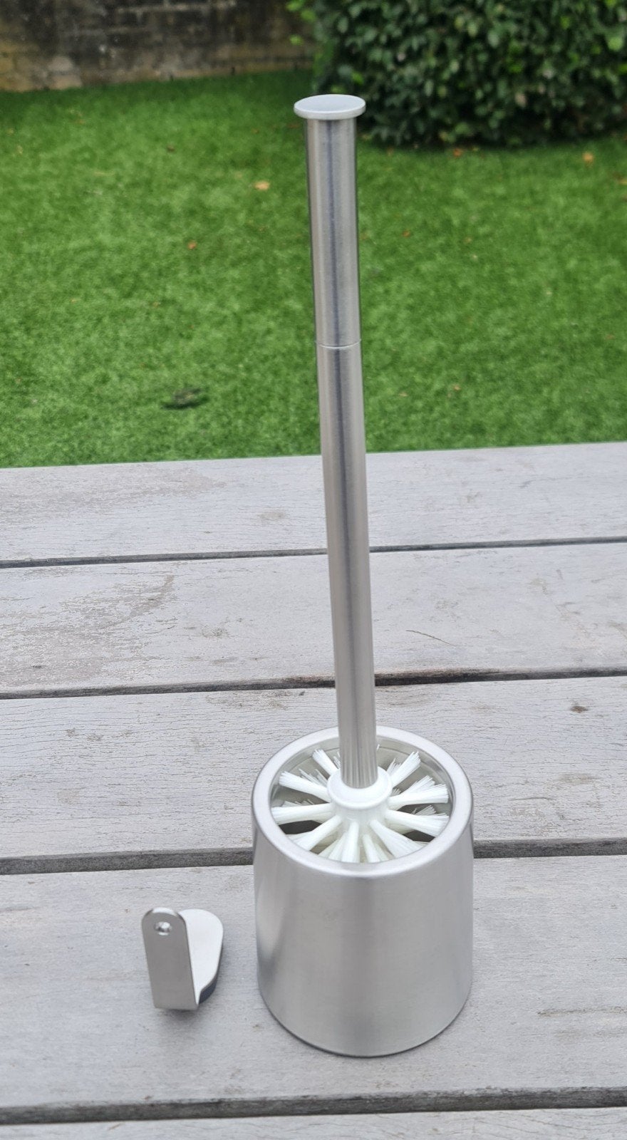 IKEA Brogrund RVS toiletborstel, Nieuw, Ophalen of Verzenden, Zilver, Toilet-accessoire