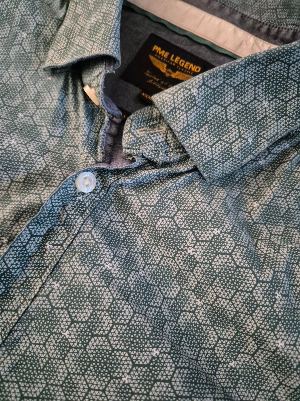 Pme Legend Pall Mall blouse overhemd Groen maat XXXL, Kleding | Heren, Overhemd, Verzenden, ., Zo goed als nieuw