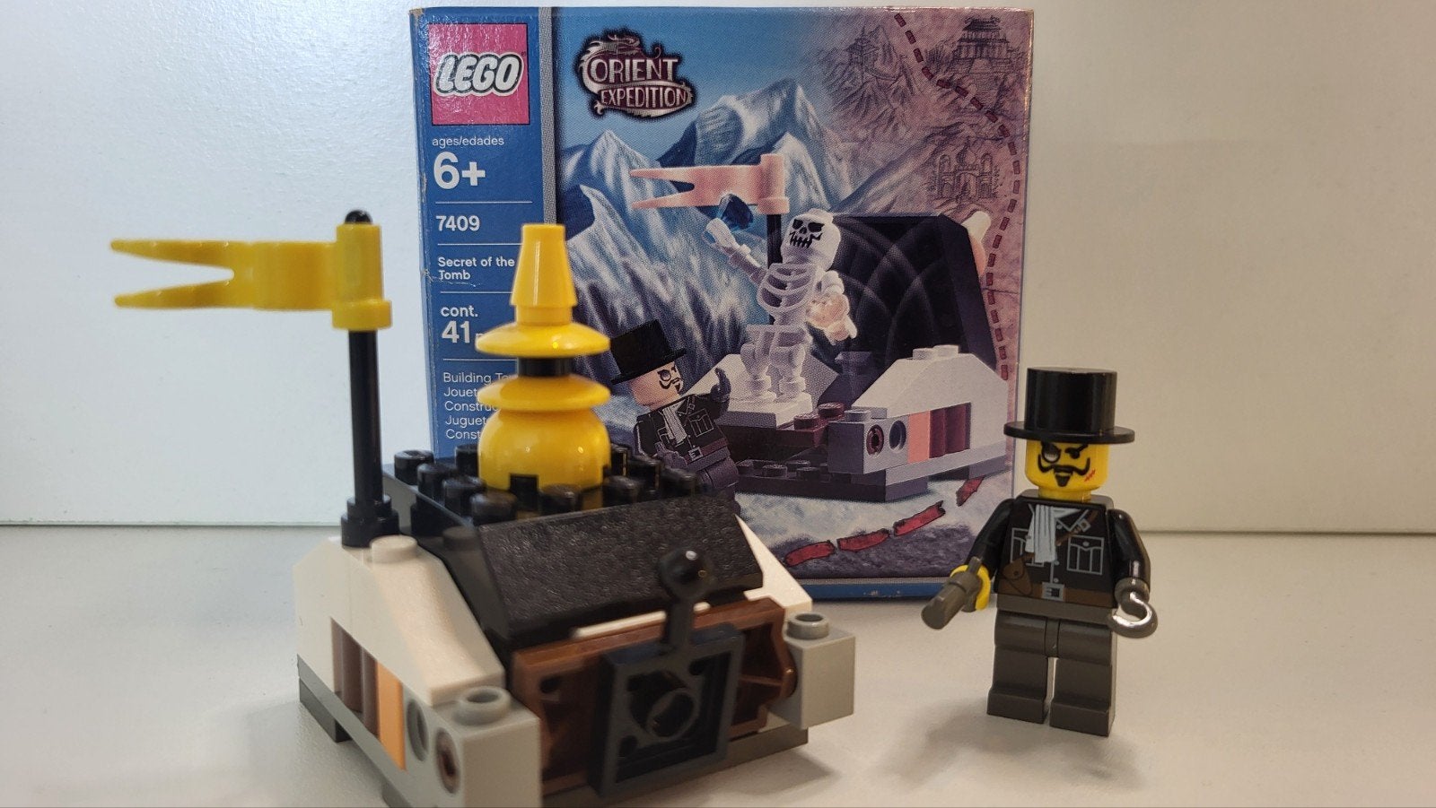 Lego 7409 Secret of the Tomb, Verzenden, Lego, Zo goed als nieuw, Compleet