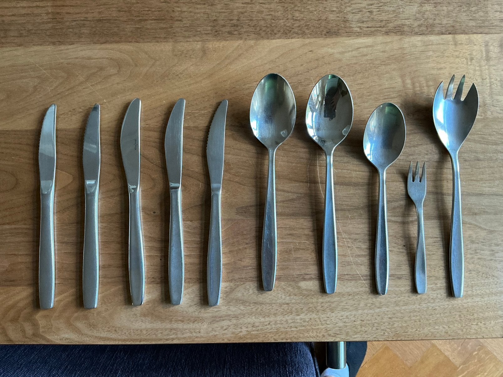 10 bestekdelen Gero Zilmeta glad - Forli? - Firenze?, Ophalen of Verzenden