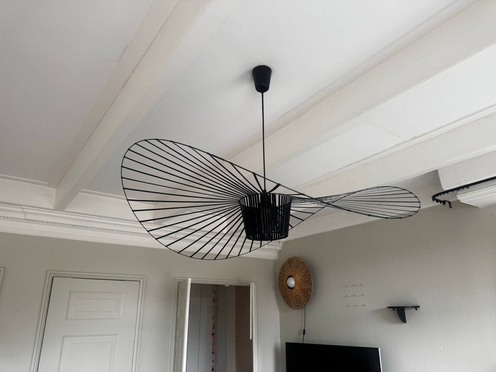Design hanglamp 'Vertigo’' replica - Zwart, Ophalen, Zo goed als nieuw, Metaal, E27 (groot)
