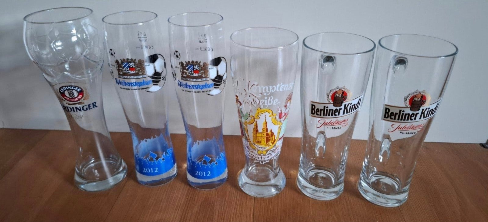 bijna gratis, duitse bierglazen en oktoberfestpullen, Verzamelen, Ophalen of Verzenden, Zo goed als nieuw, Bierglas