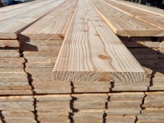 Tuinplanken Lariks - geschaafd 18x140 mm
