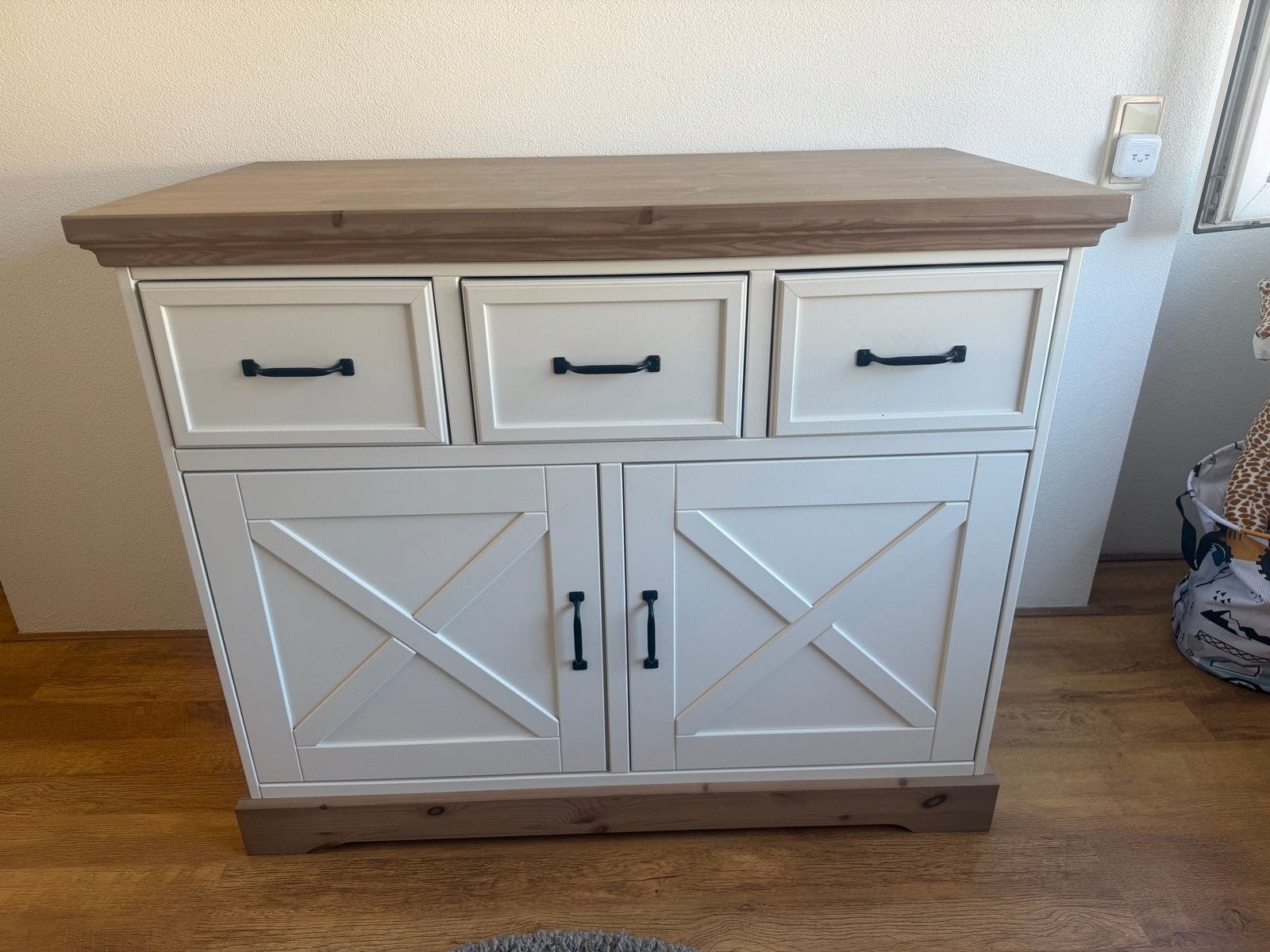 Commode met lades en deuren, Ophalen, Gebruikt, 50 tot 70 cm, 100 cm of meer