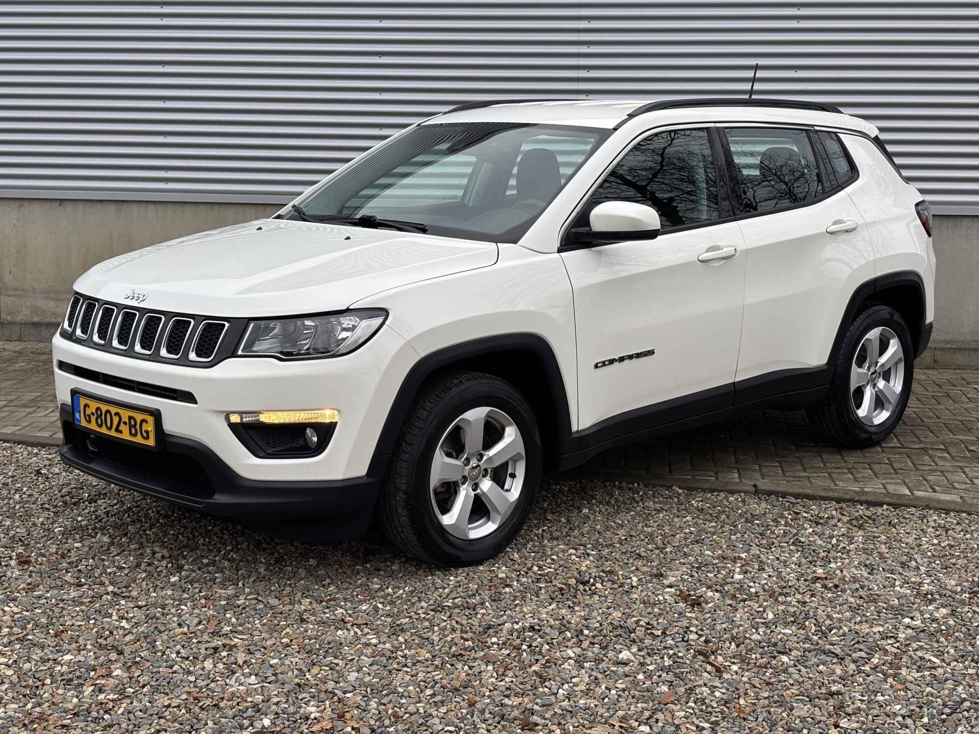 Jeep Compass 1.4 MultiAir Longitude [ Fm navi, camera, leer,, Auto's, Jeep, Voorwielaandrijving, 450 kg, Gebruikt, Euro 6