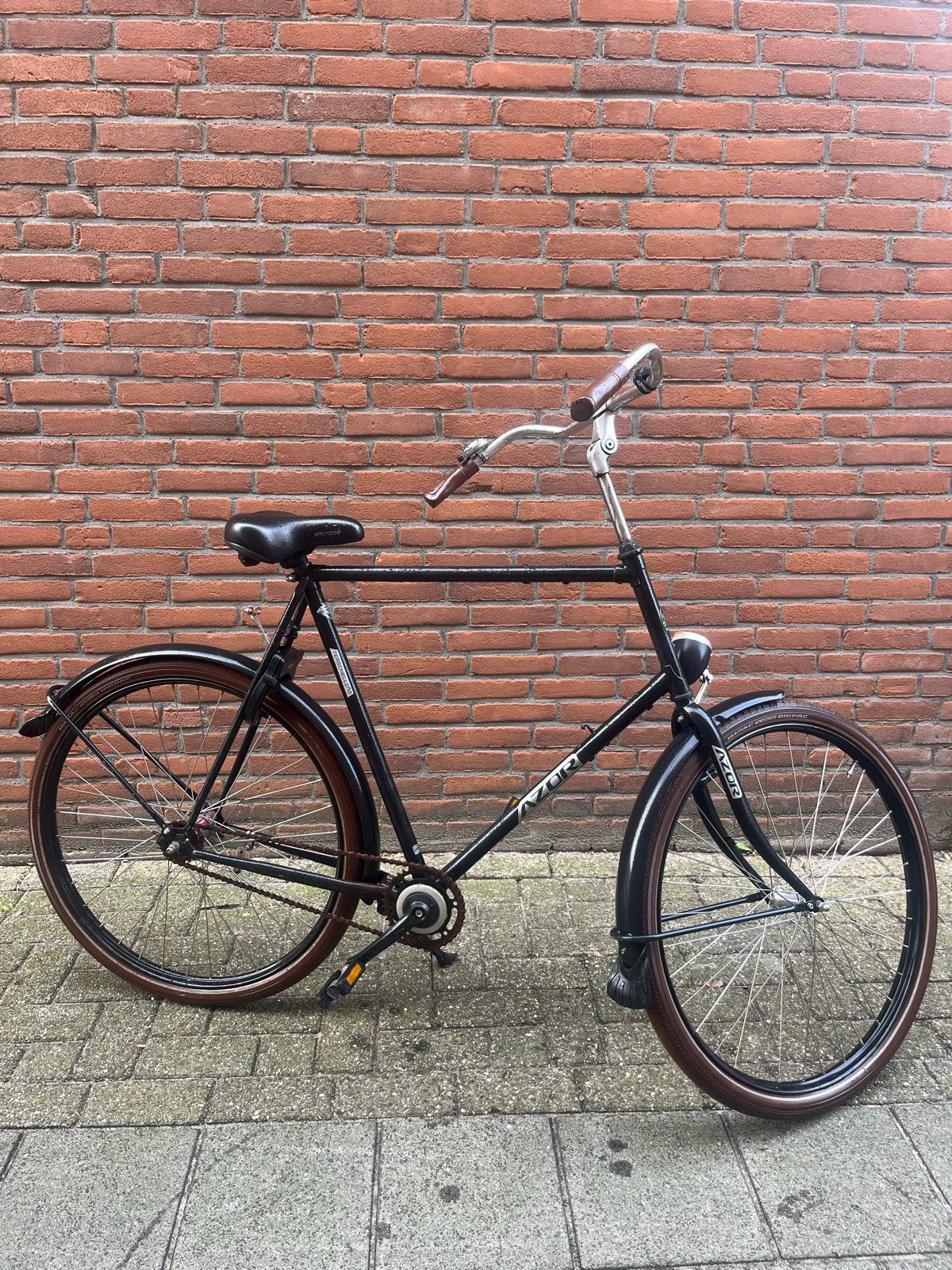 Azor stadfiets, Terugtraprem, Gebruikt, 53 tot 57 cm, Ophalen