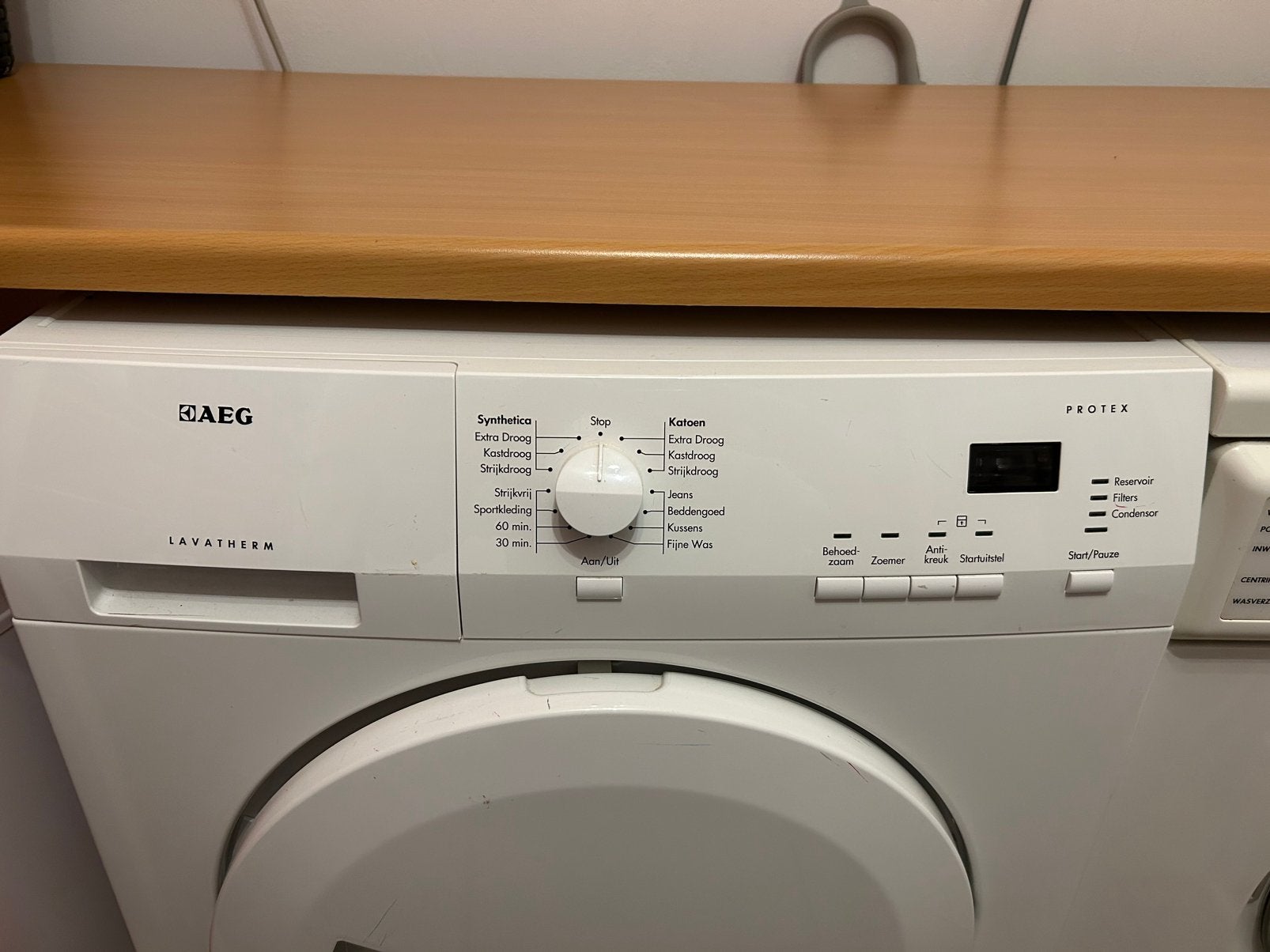 AEG lavamat Protex condensdroger i.z.g.st, Ophalen, 6 tot 8 kg, Zo goed als nieuw, Condens