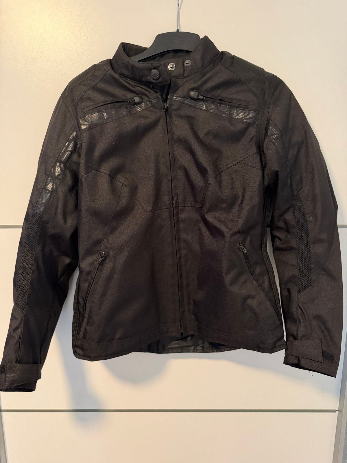TRV motorjas dames maat L, Ophalen of Verzenden, Gedragen, Maat 42/44 (L), Zwart