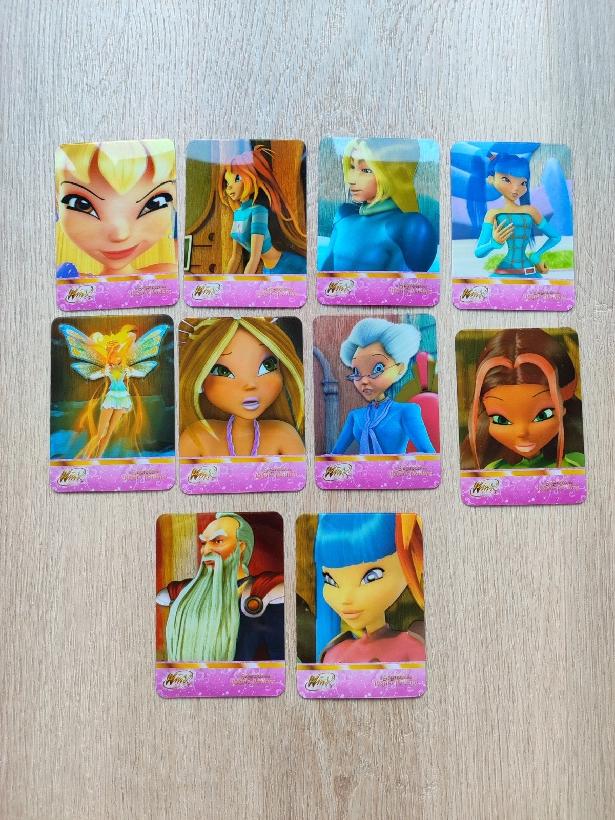 Winx Club Lamicards - Set van 10 Kaarten, Ophalen of Verzenden, Zo goed als nieuw