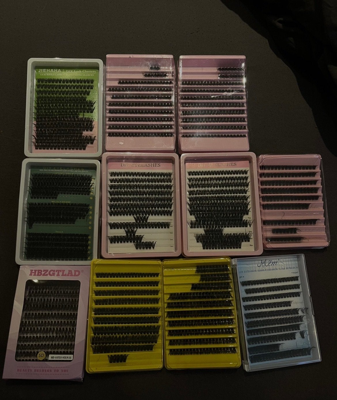 wimper clusters, Ogen, Verzenden, Zwart, Nieuw