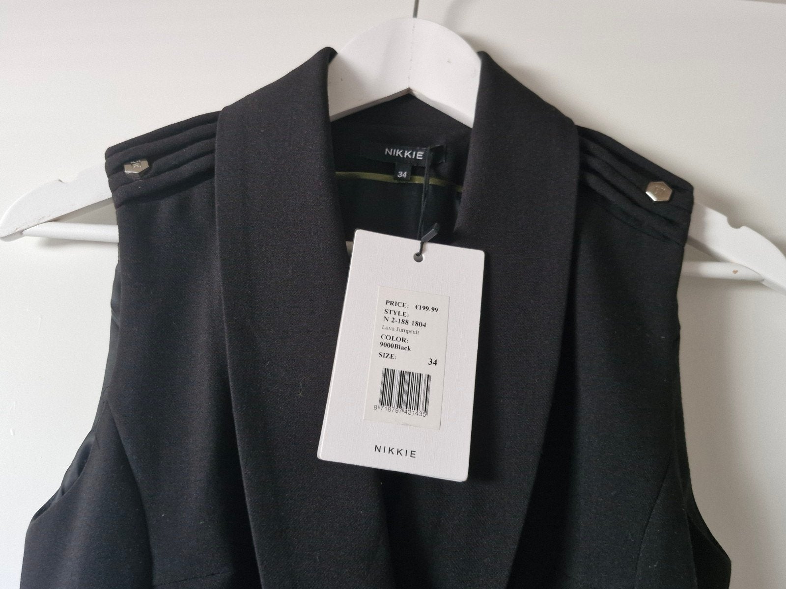 Nikkie jumpsuit zwart maat 34 (XS) - Nieuw met kaartje, Kleding | Dames, Nikkie, Ophalen of Verzenden, Nieuw, Zwart