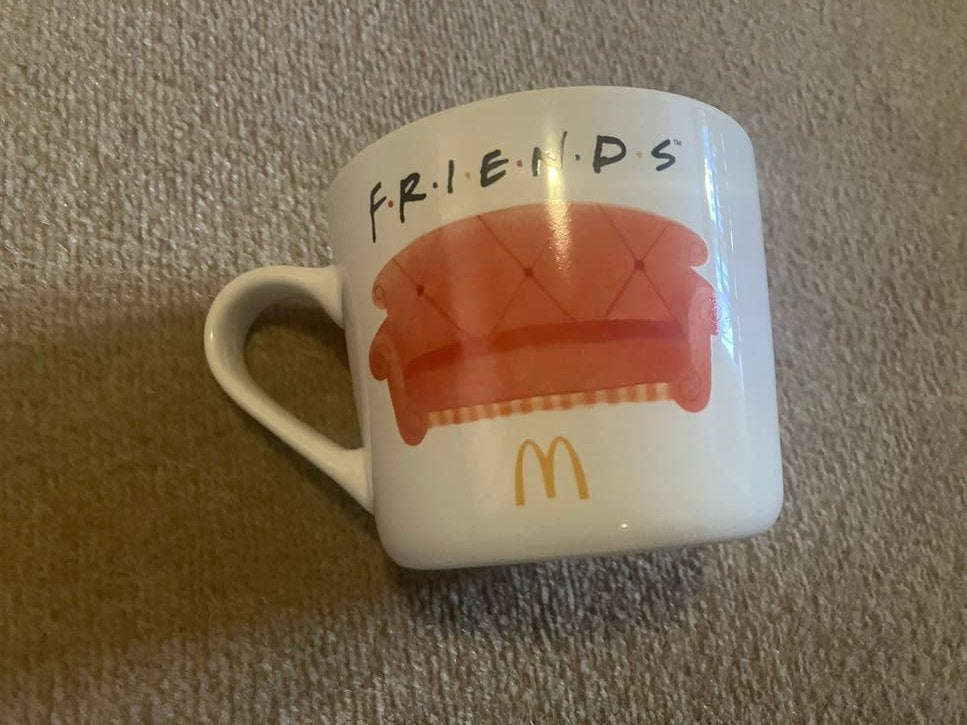 Friends mok beker McDonald's groen Central Perk, Ophalen, Zo goed als nieuw, Gebruiksvoorwerp