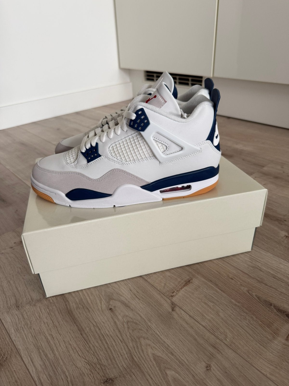 Jordan 4 Retro SB Navy, Blauw, Nieuw, Ophalen of Verzenden, Sneakers of Gympen