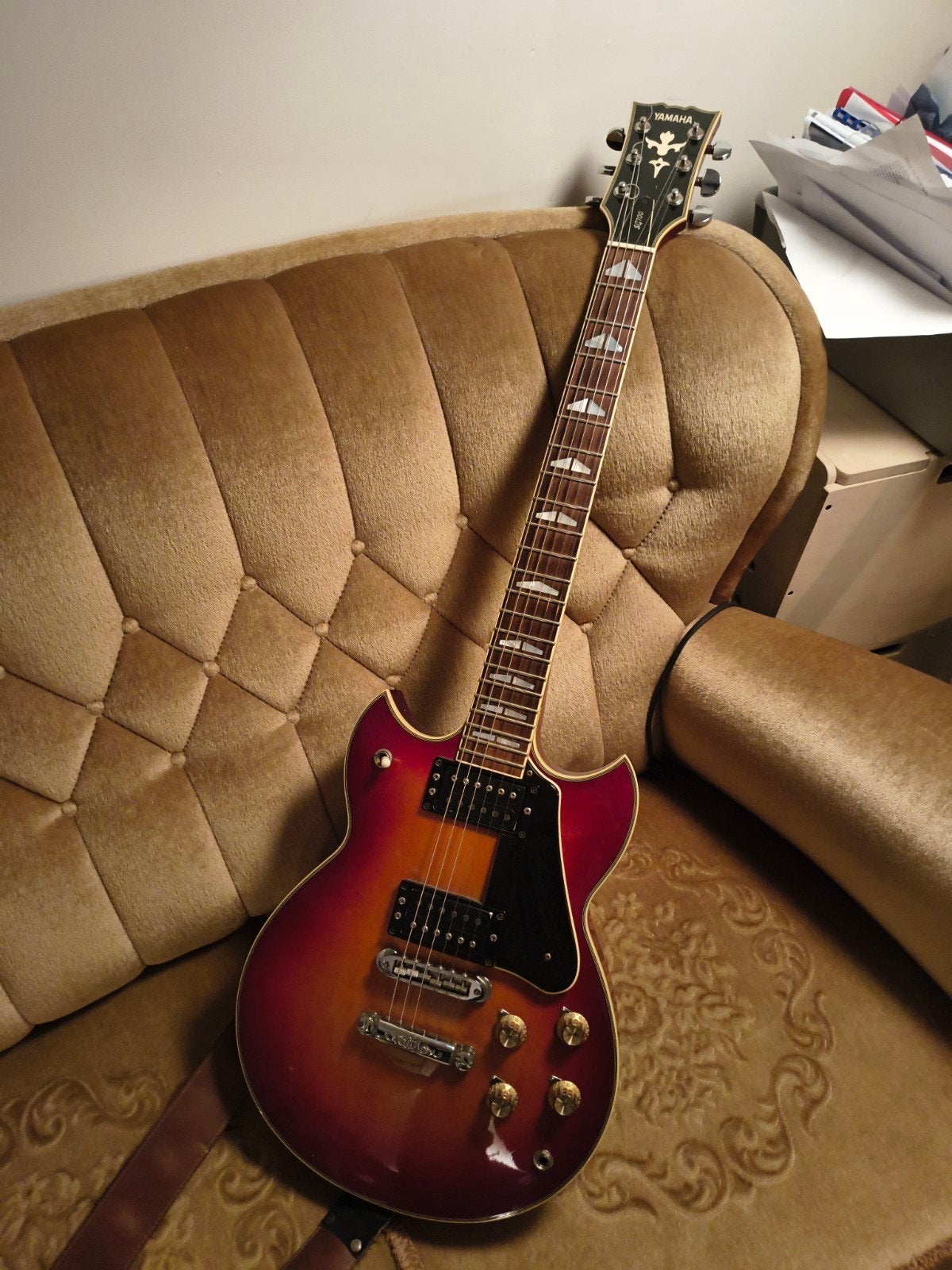 Yamaha sg700 sg, Ophalen, Zo goed als nieuw, Solid body, Overige merken