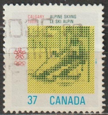 4236. Canada 1075 gest. Olymp. Spelen, Postzegels en Munten, Ophalen of Verzenden, Gestempeld, Noord-Amerika
