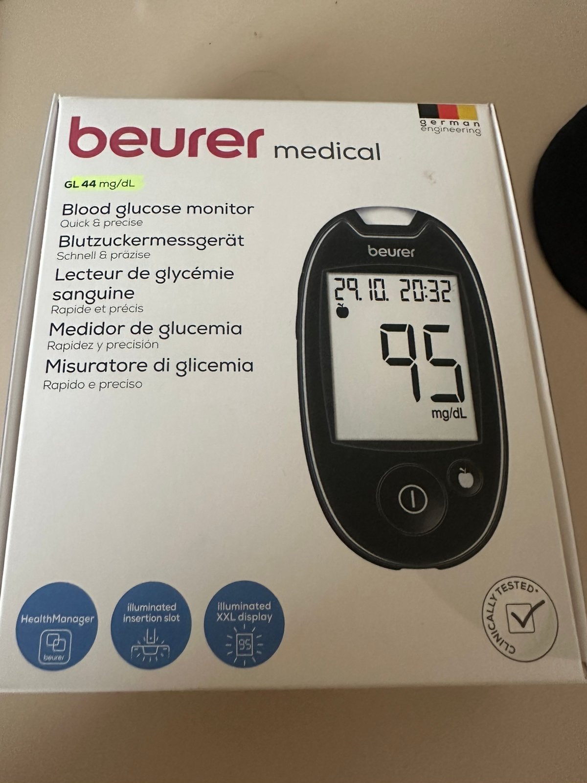 Beurer Bloedglucose  meter, Ophalen of Verzenden, Zo goed als nieuw