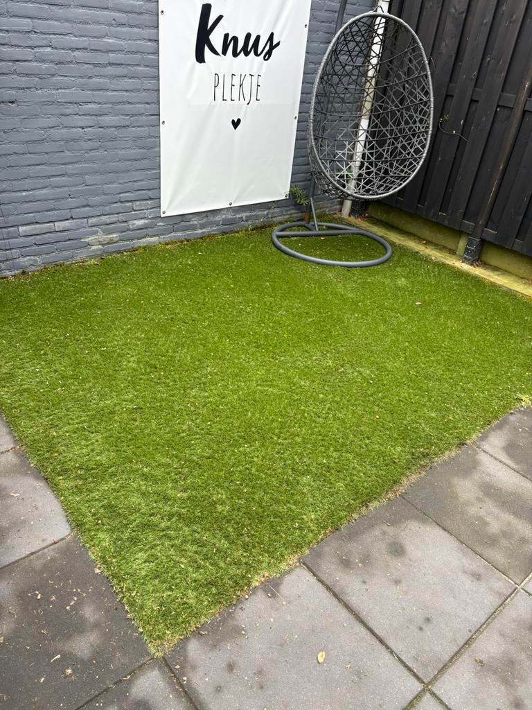 Gratis Kunstgras gebruikt, Tuin en Terras, Ophalen, Zo goed als nieuw, Minder dan 10 m²