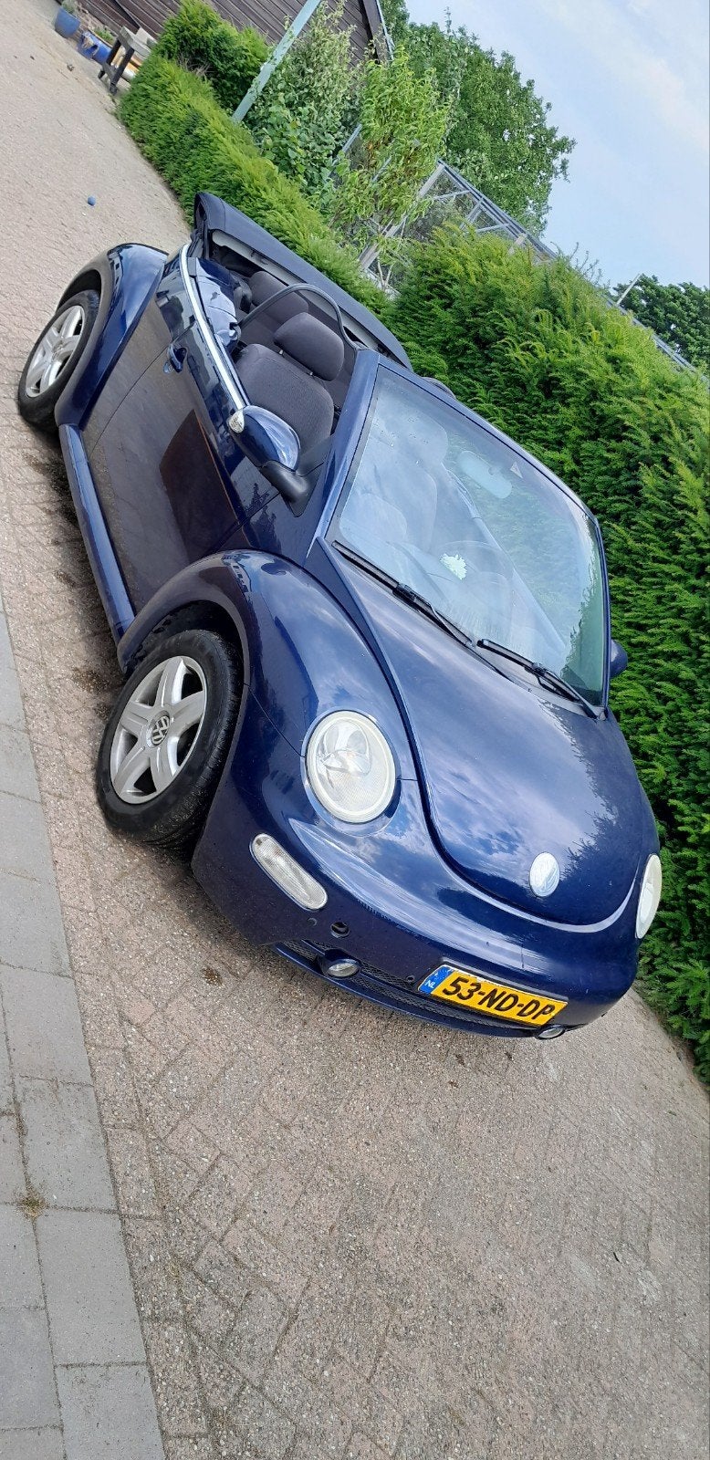 Beetle cabrio loop of sloop, Ophalen