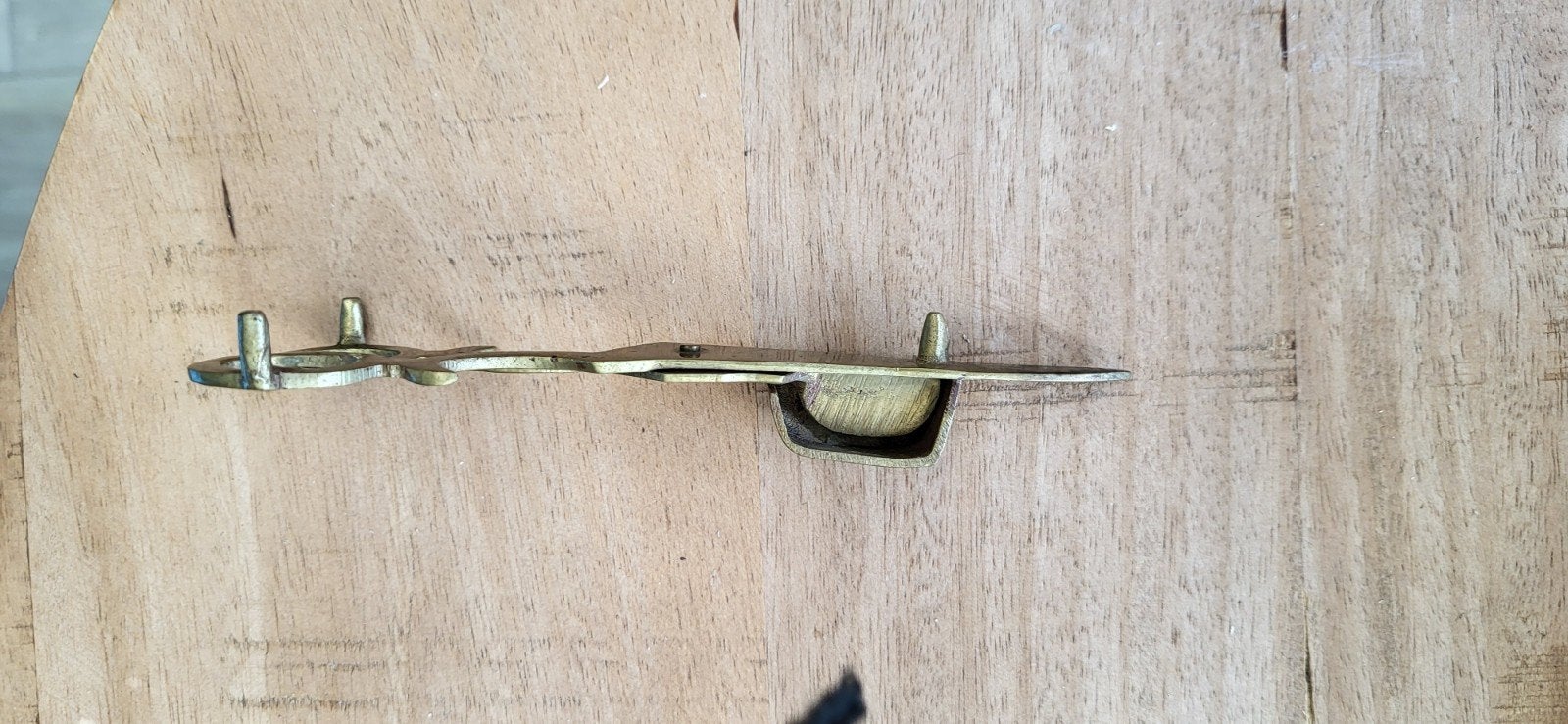 Antieke koperen kaarsendover met schaarmechanisme, Antiek en Kunst, Ophalen
